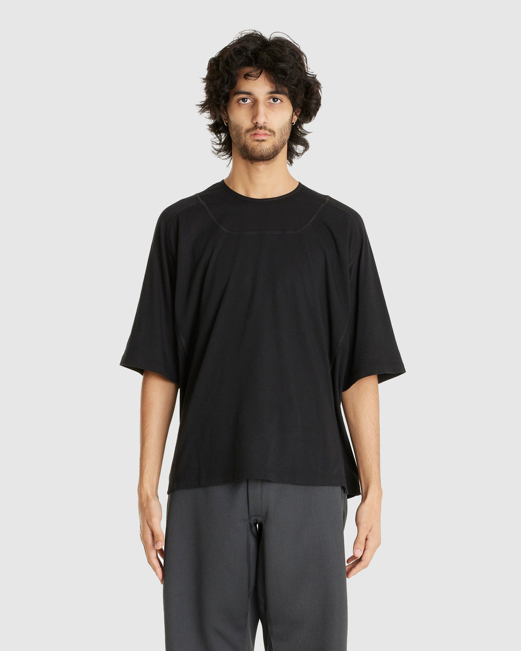 Light Interlock Short Sleeve Top