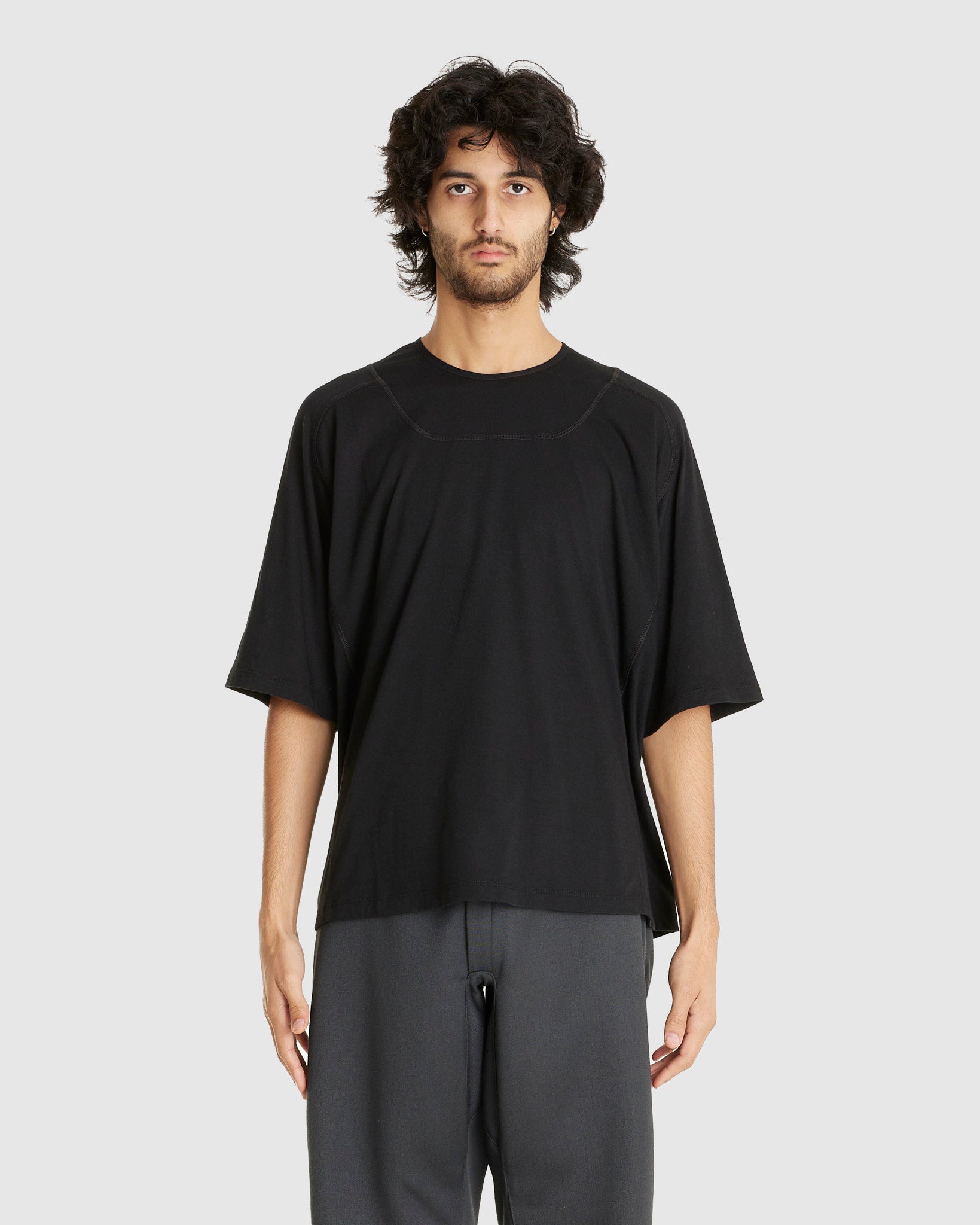 Light Interlock Short Sleeve Top