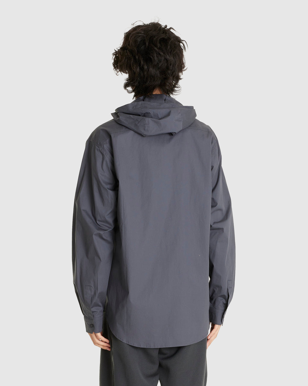 Poplin Hooded Shirt