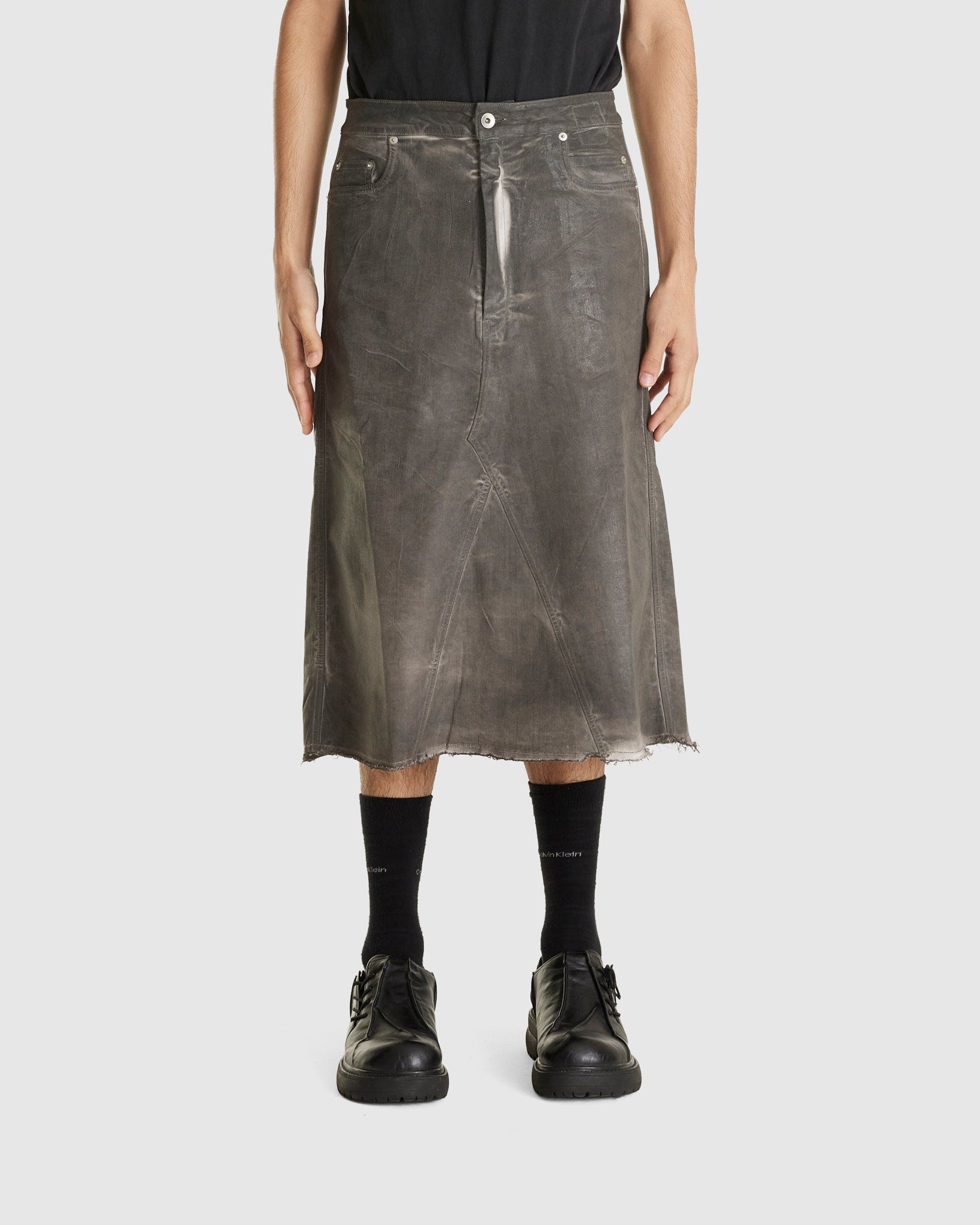 Godet Skirt Darkdust