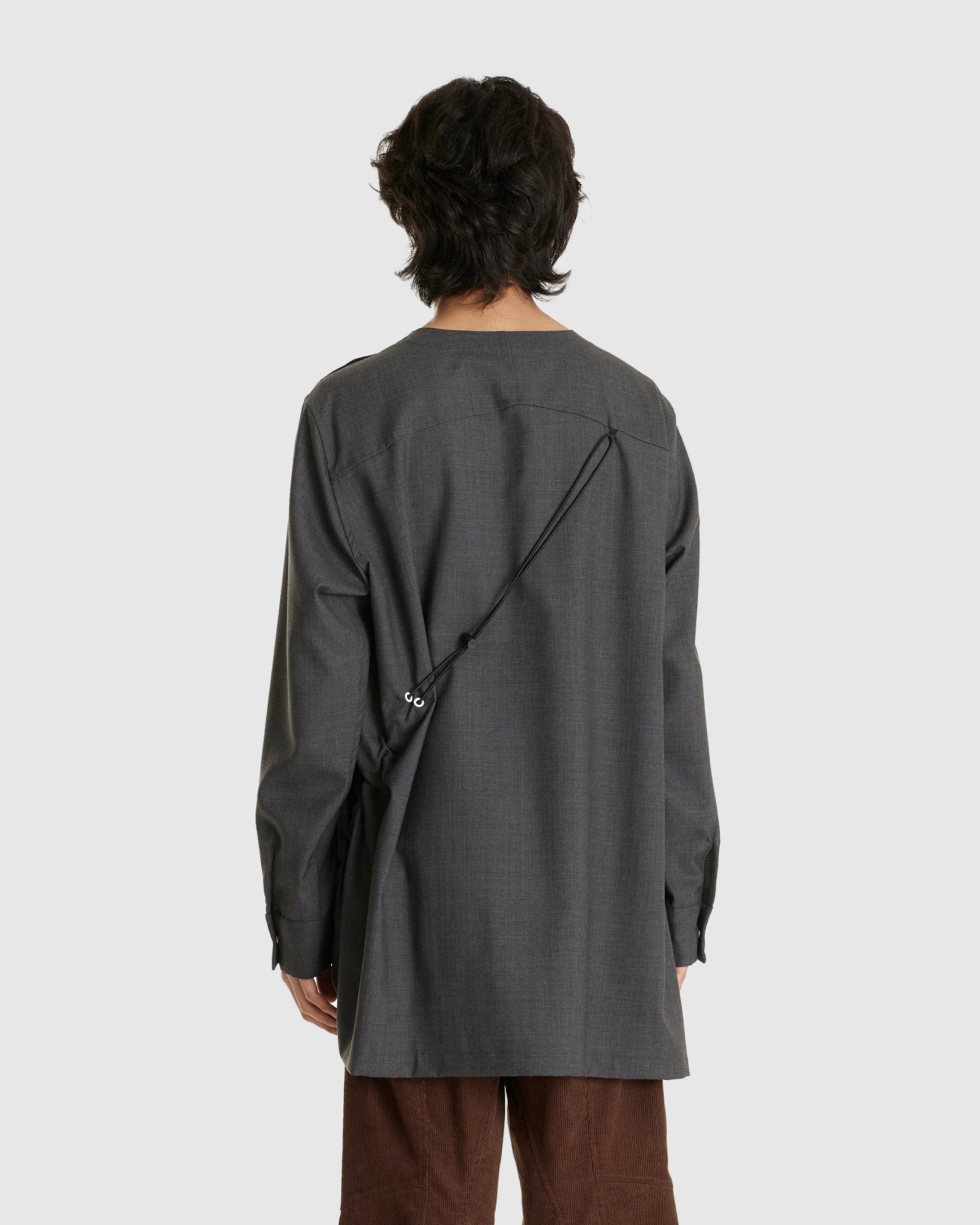 Cinched Shirt Grey – Chinatown Country Club