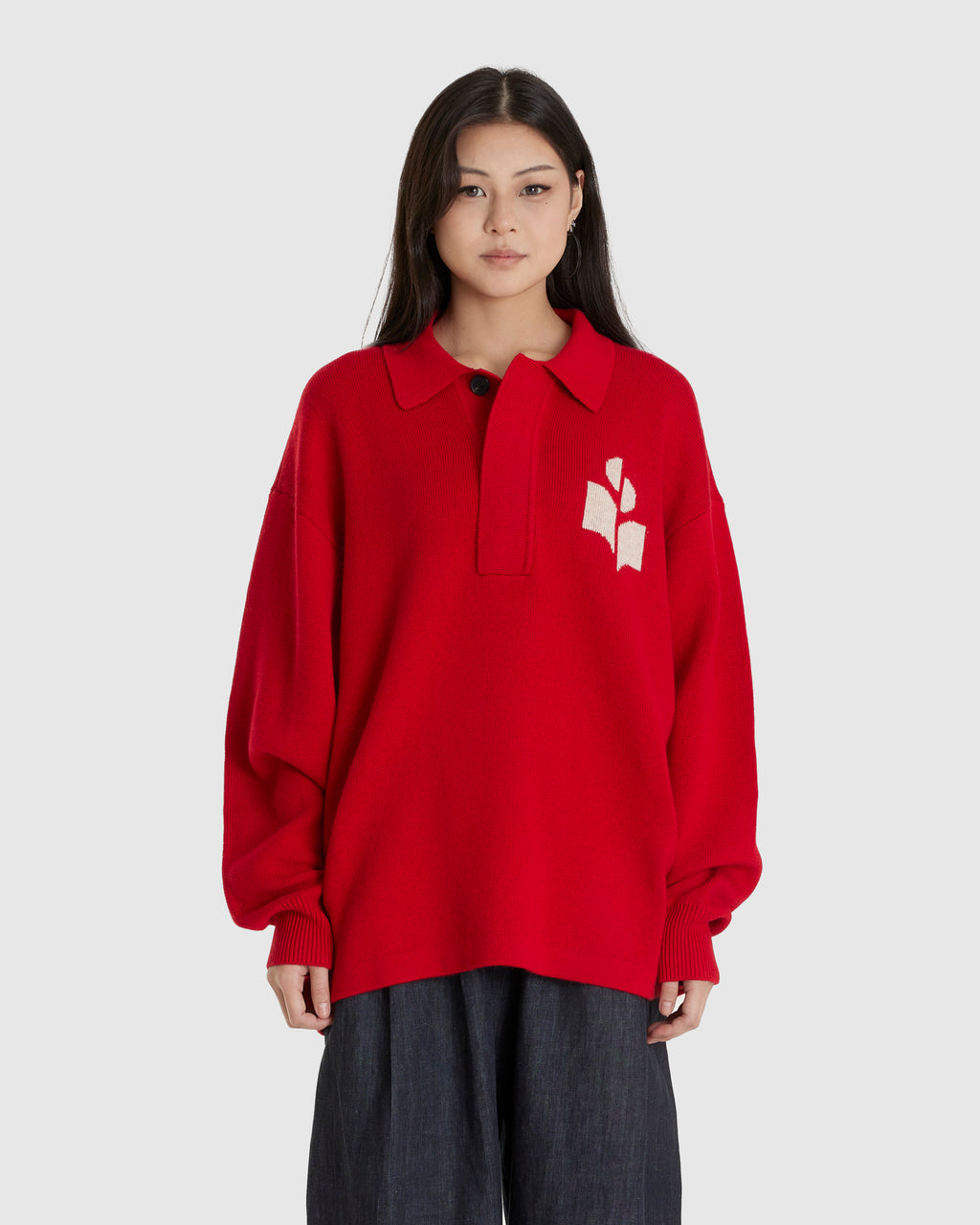William Pullover Poppy Red (W)