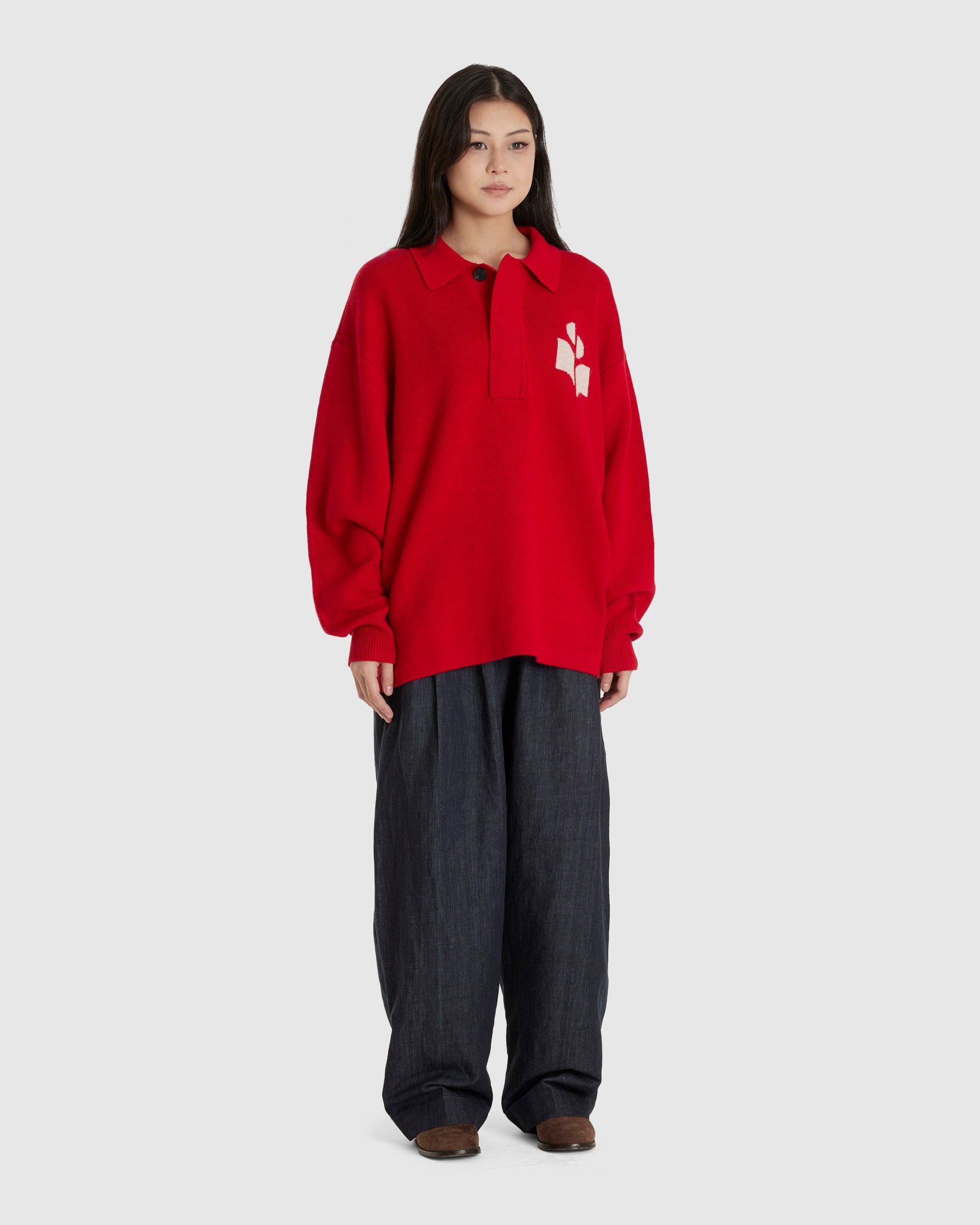 William Pullover Poppy Red (W)