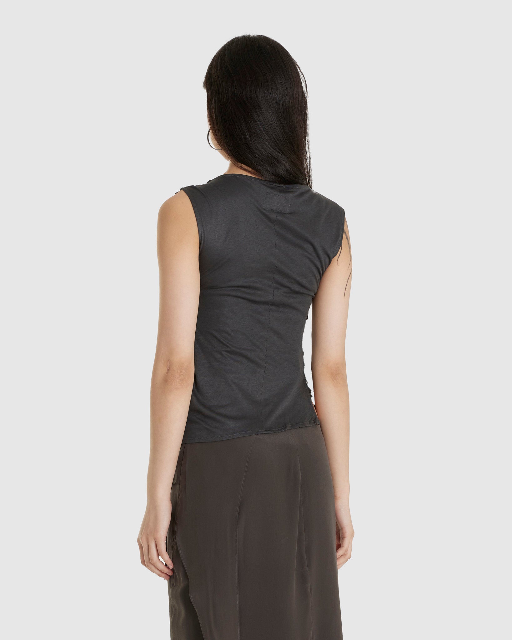 CARO CHIA Dacs Top Grey – Chinatown Country Club