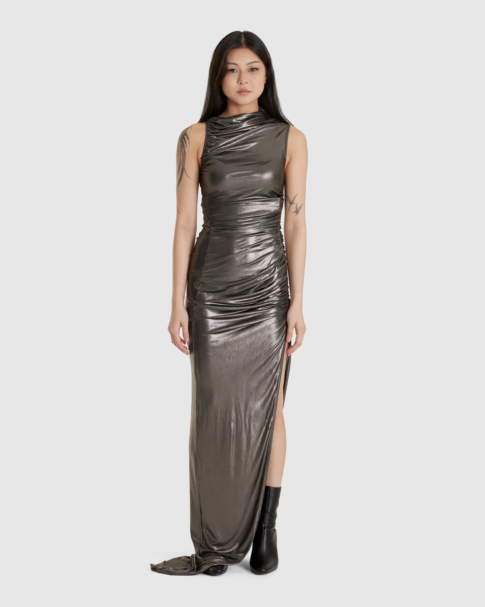 Svita Gown Gunmetal