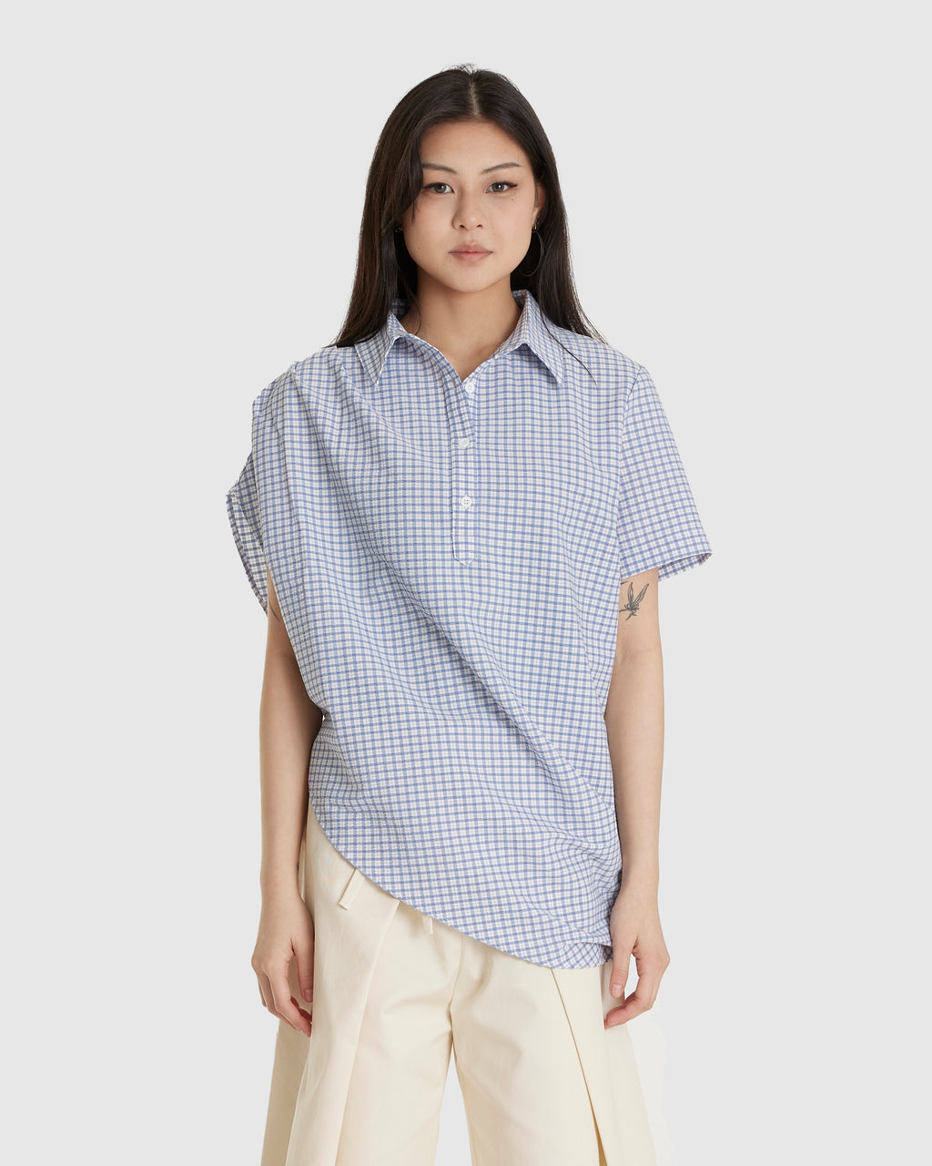 Ruby Shirt Blue Gingham