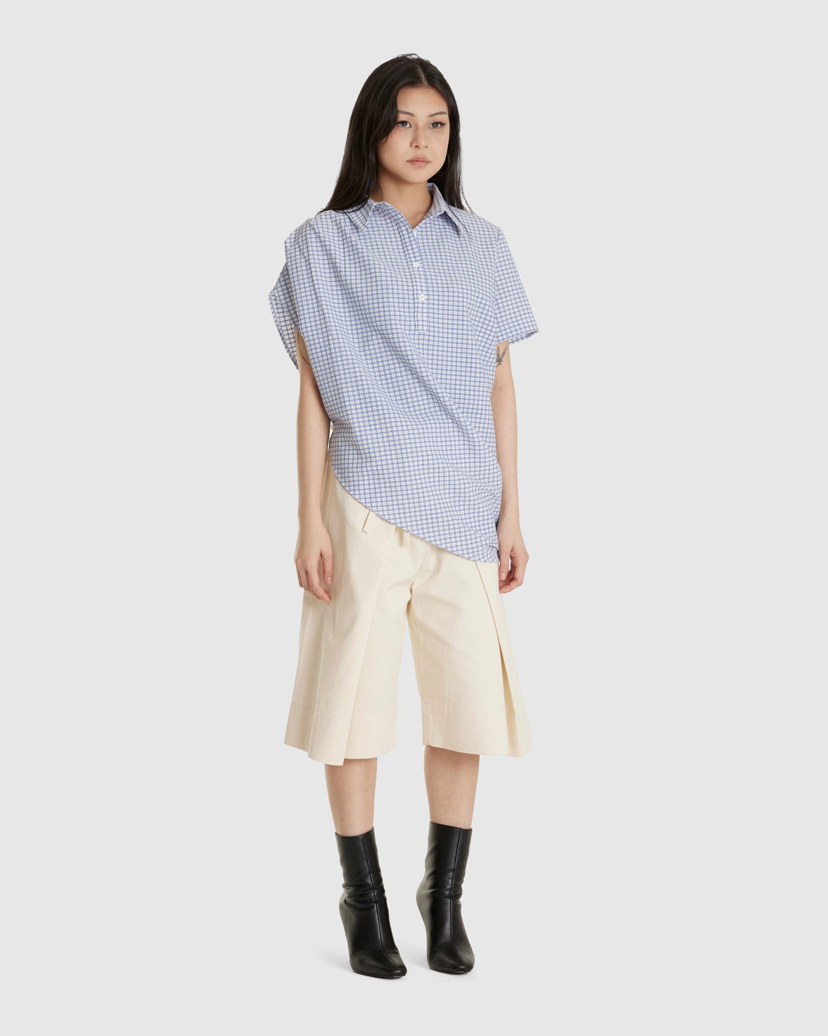 Utility Wrap Shorts Ivory