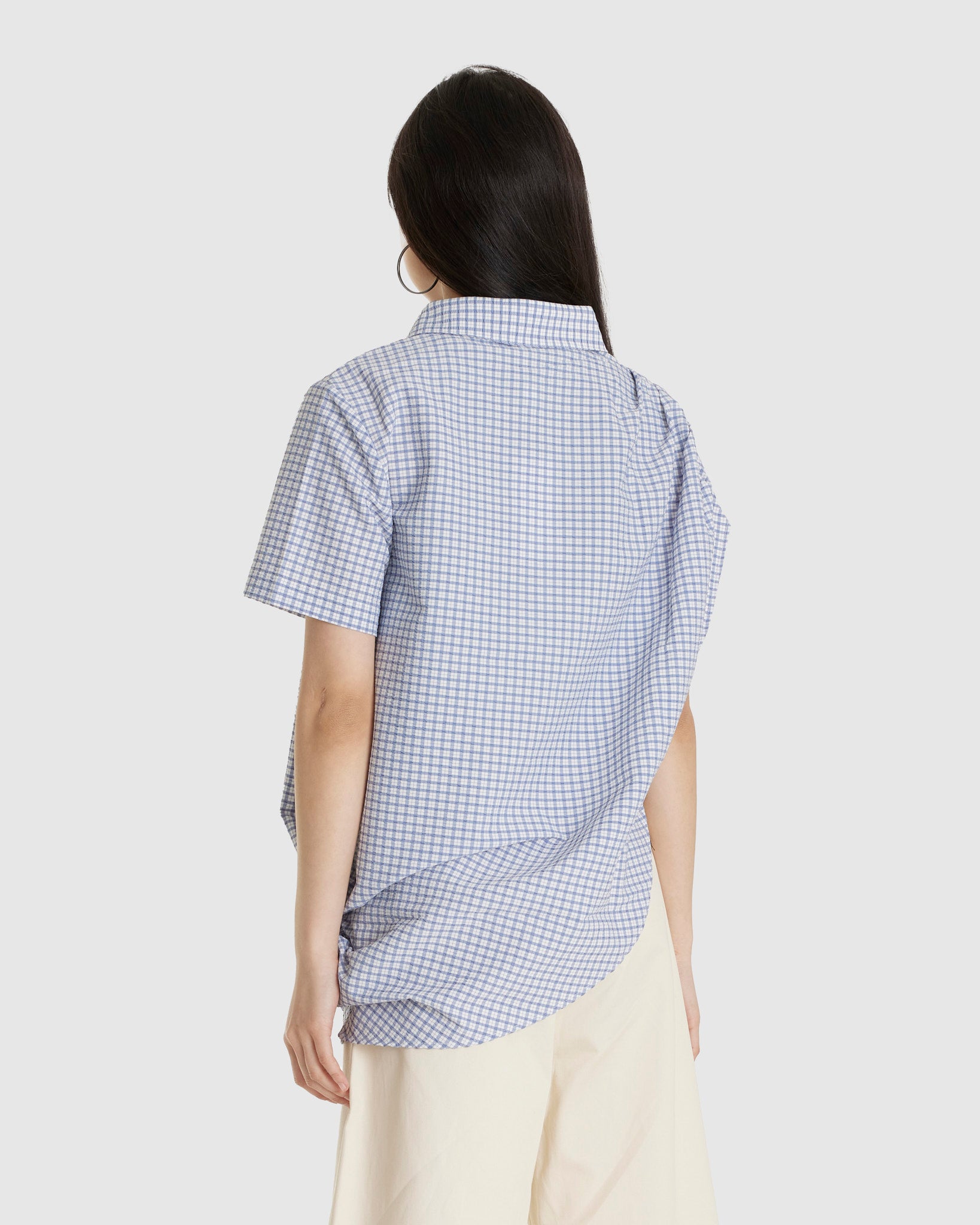 Ruby Shirt Blue Gingham
