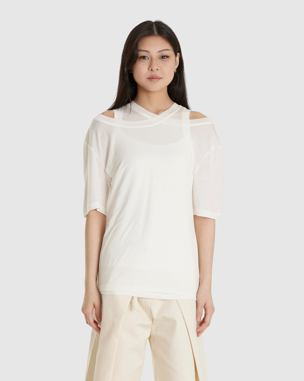 Double T-Shirt Ivory
