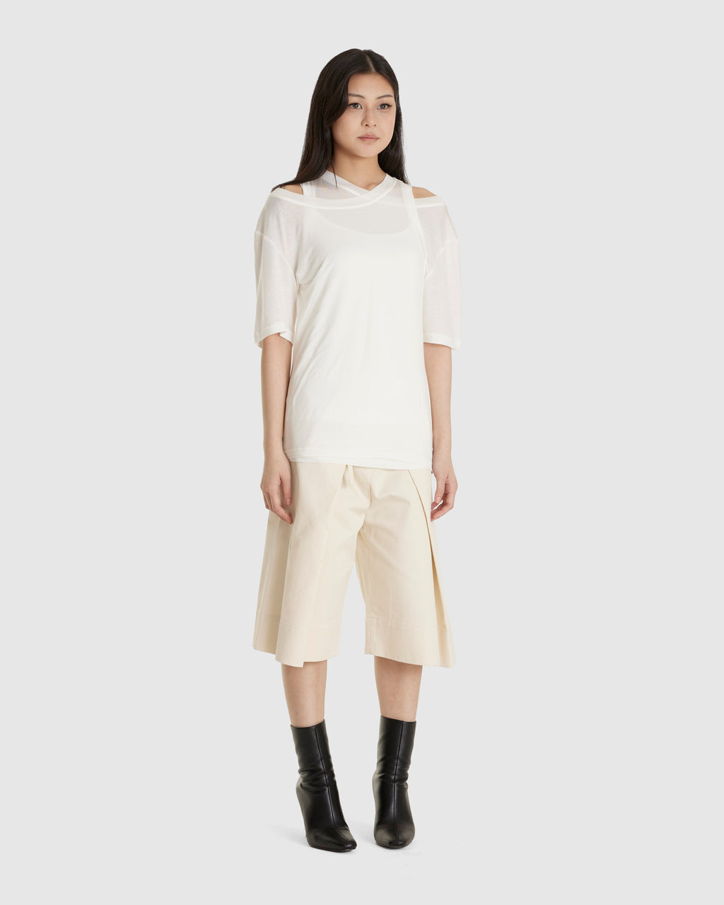 Double T-Shirt Ivory