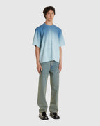 Moon Faded Jersey Relaxed T-Shirt Light Blue (M)