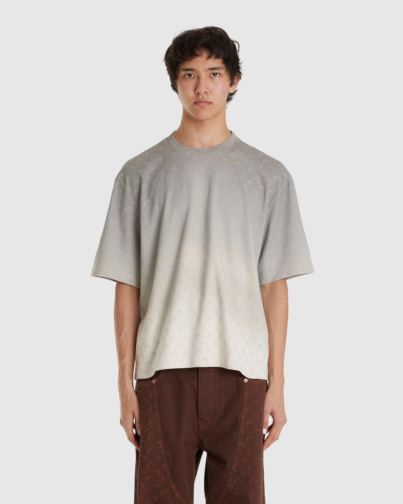 Moon Faded Jersey Relaxed T-Shirt Grey (M)