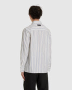 Regenerated Striped Poplin Button Up Shirt