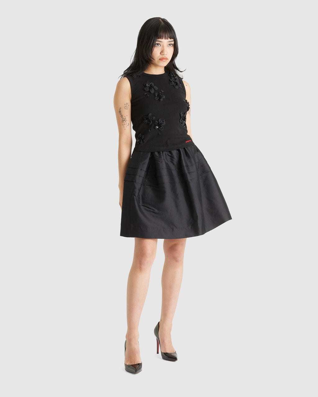 High Waisted Puffy Skirt