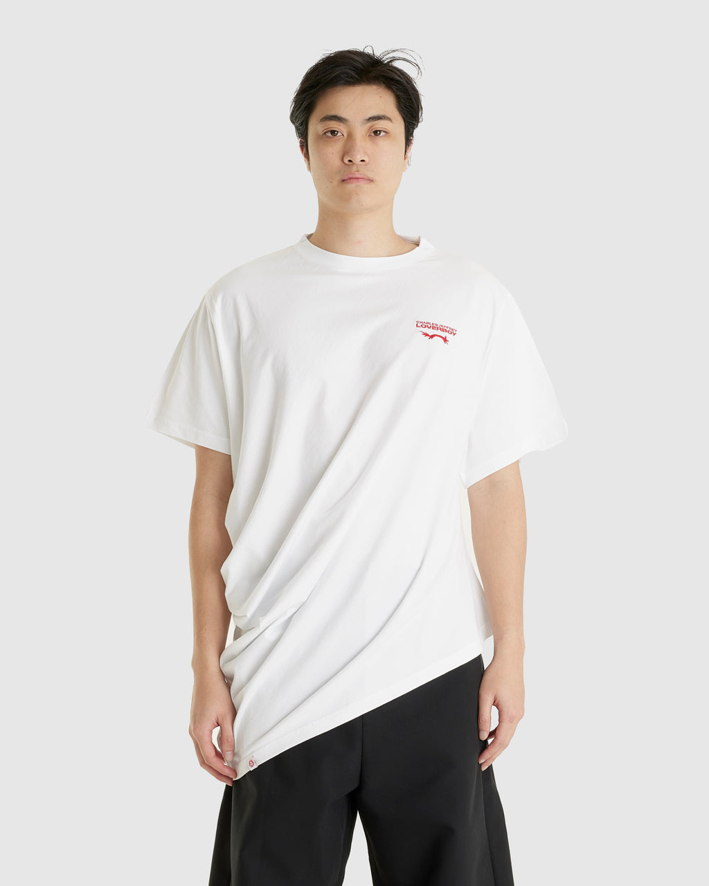 Topsy Turvy Tee White