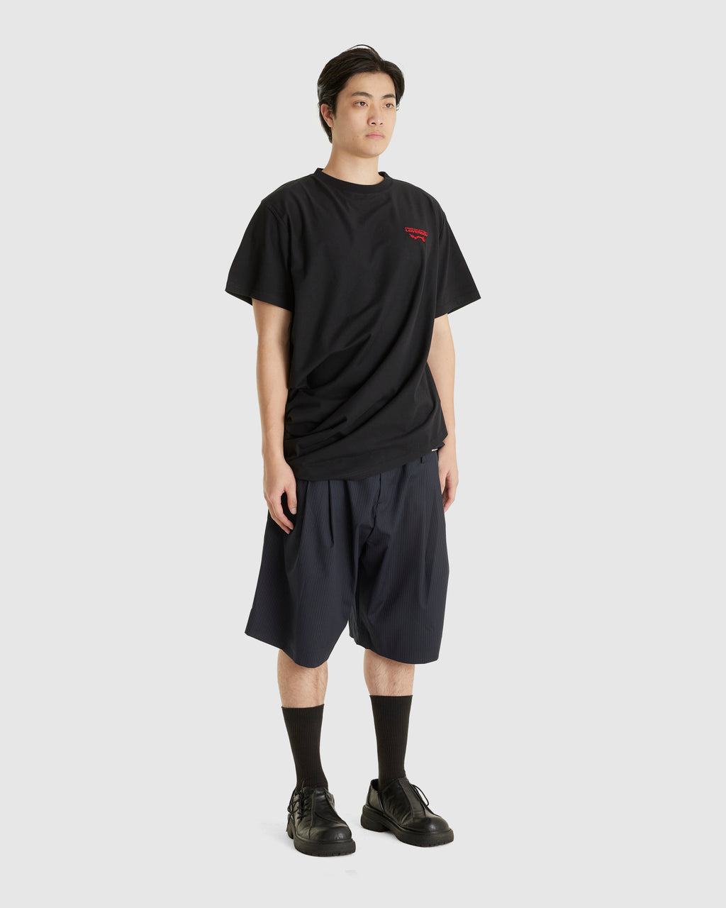 Topsy Turvy Tee Black