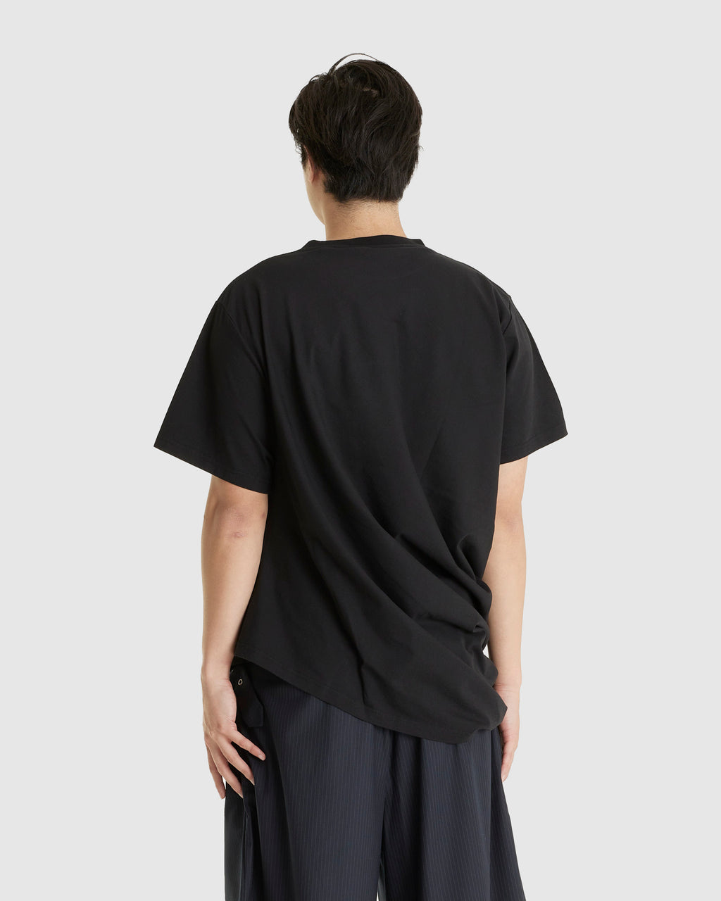 Topsy Turvy Tee Black