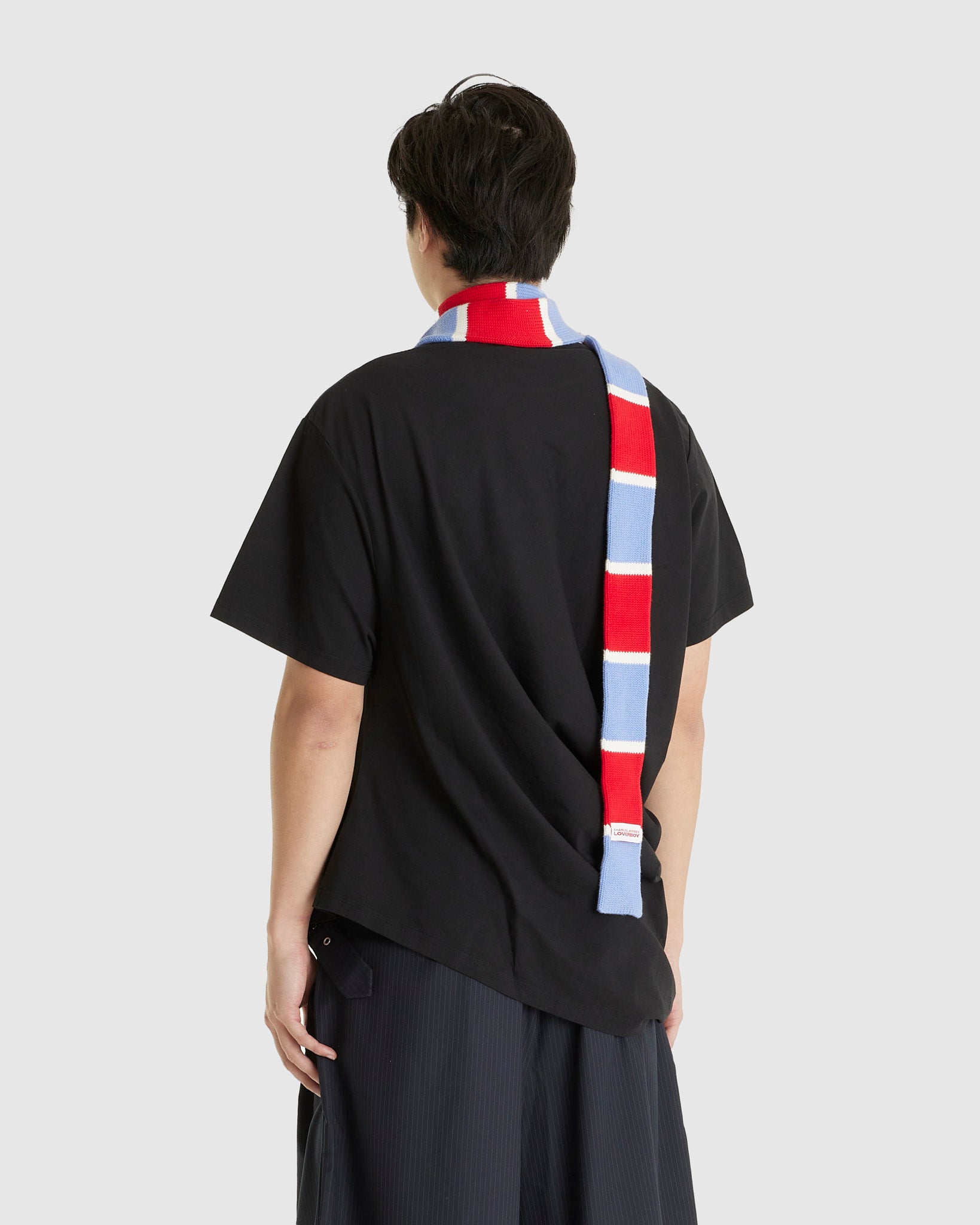 Skinny Scarf Red Multi