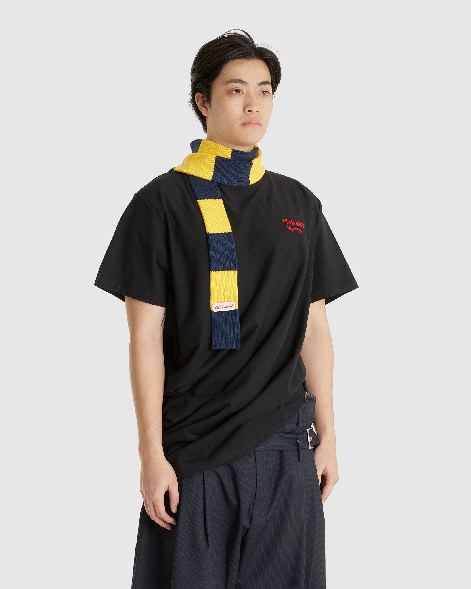 Skinny Scarf Yellow Multi