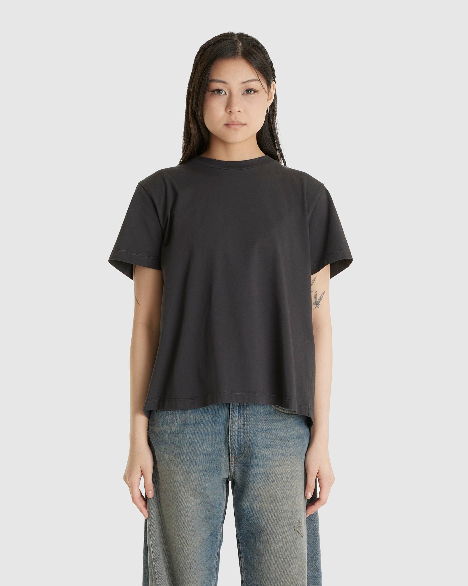 Black Spliced T-Shirt