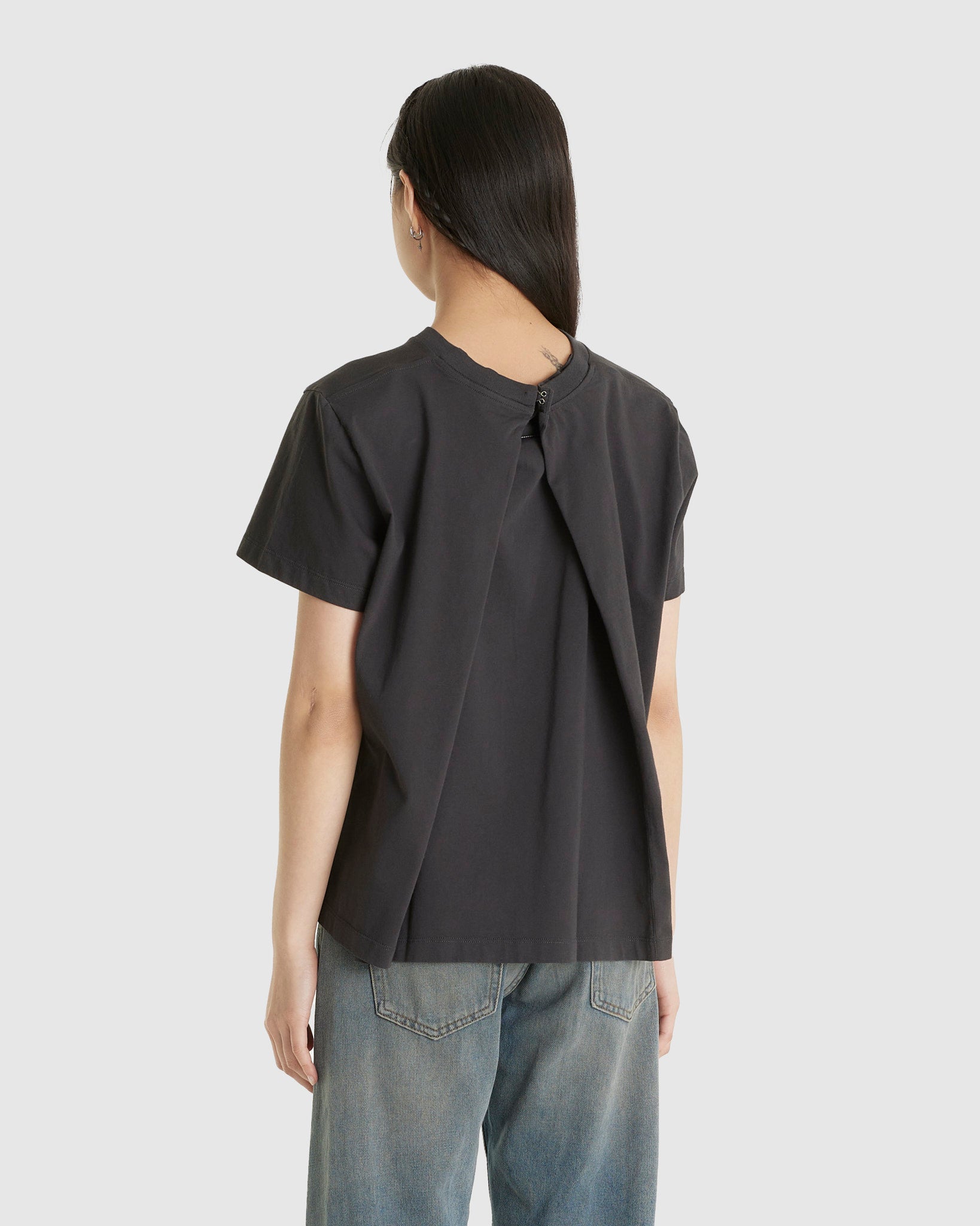 Black Spliced T-Shirt