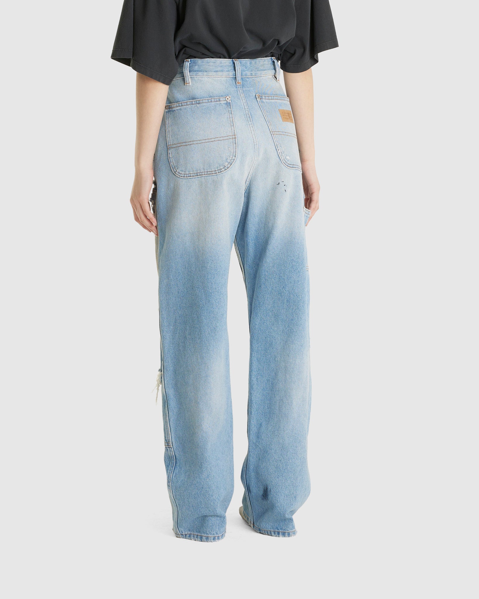 Distressed Jeans Light Blue