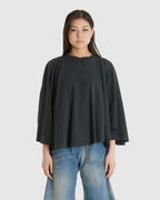 Black Flare Sleeve Top