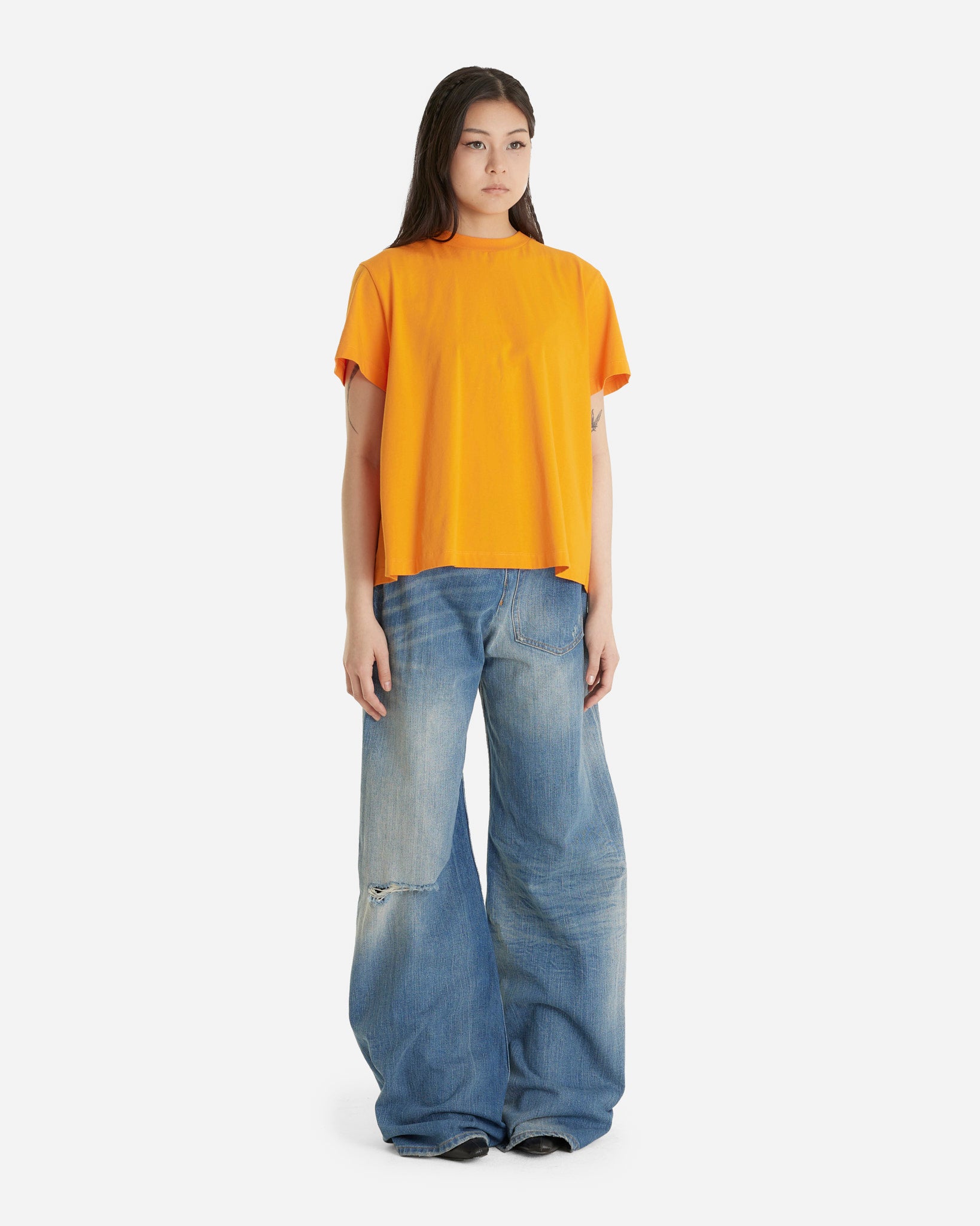 Orange Spliced T-Shirt