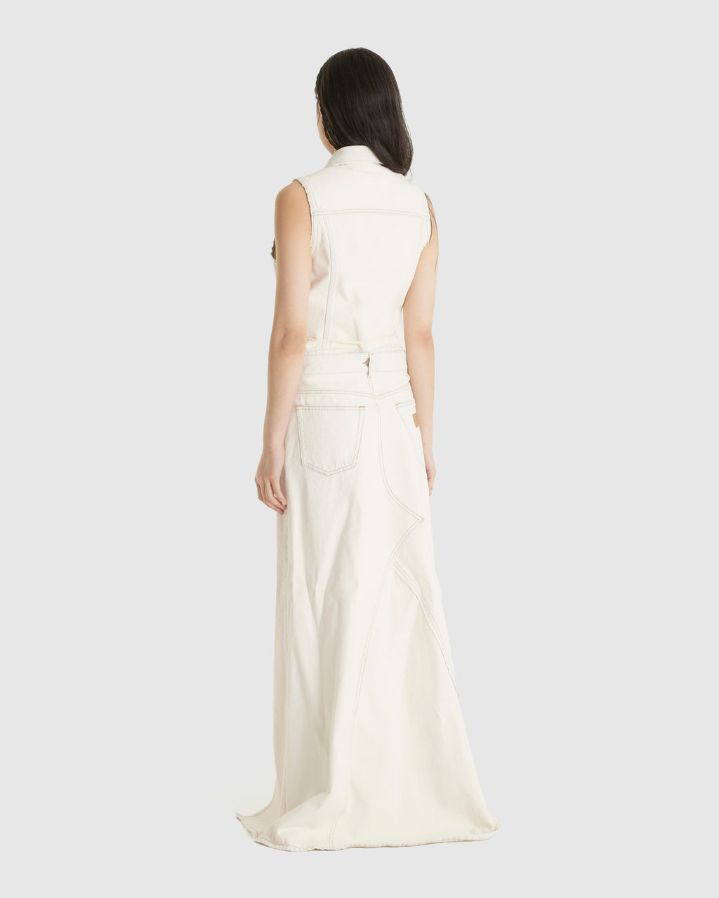 Deconstructed Denim Dress