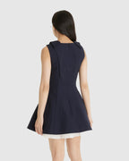 Puffy Sleeveless Dress