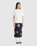 Ribbon Jacquard Skirt