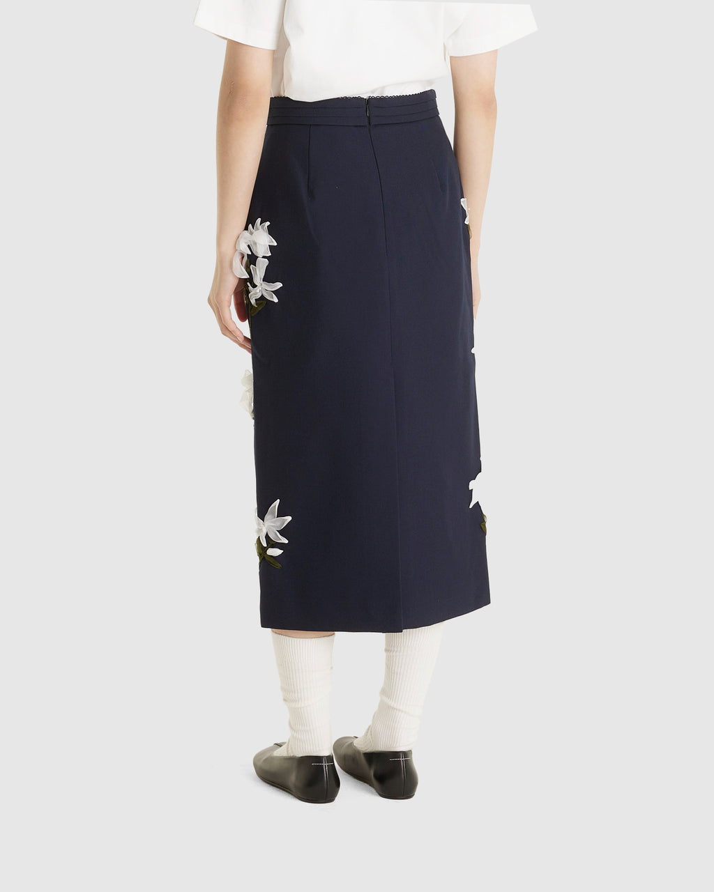 Ribbon Jacquard Skirt