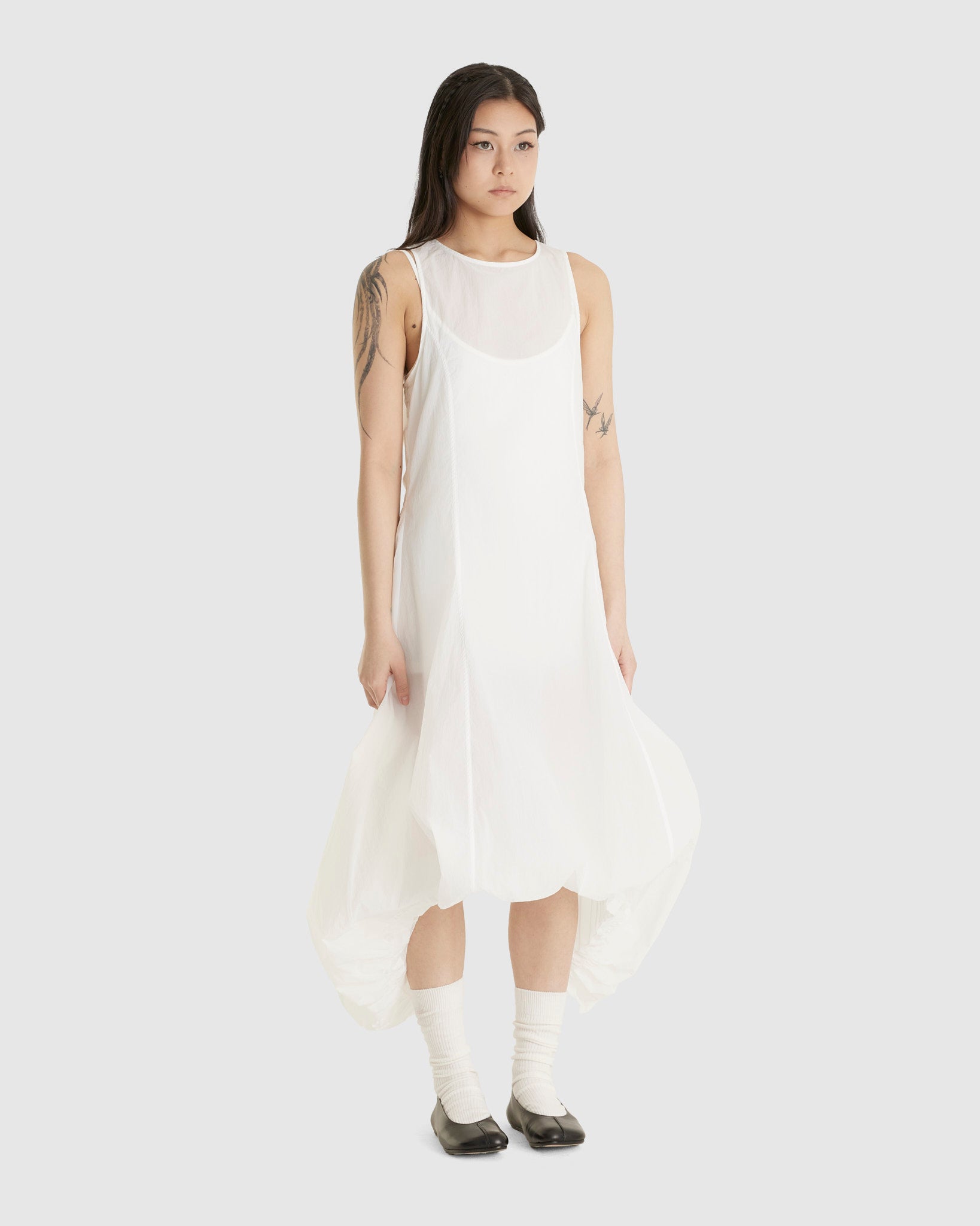 Sheer Volume Dress