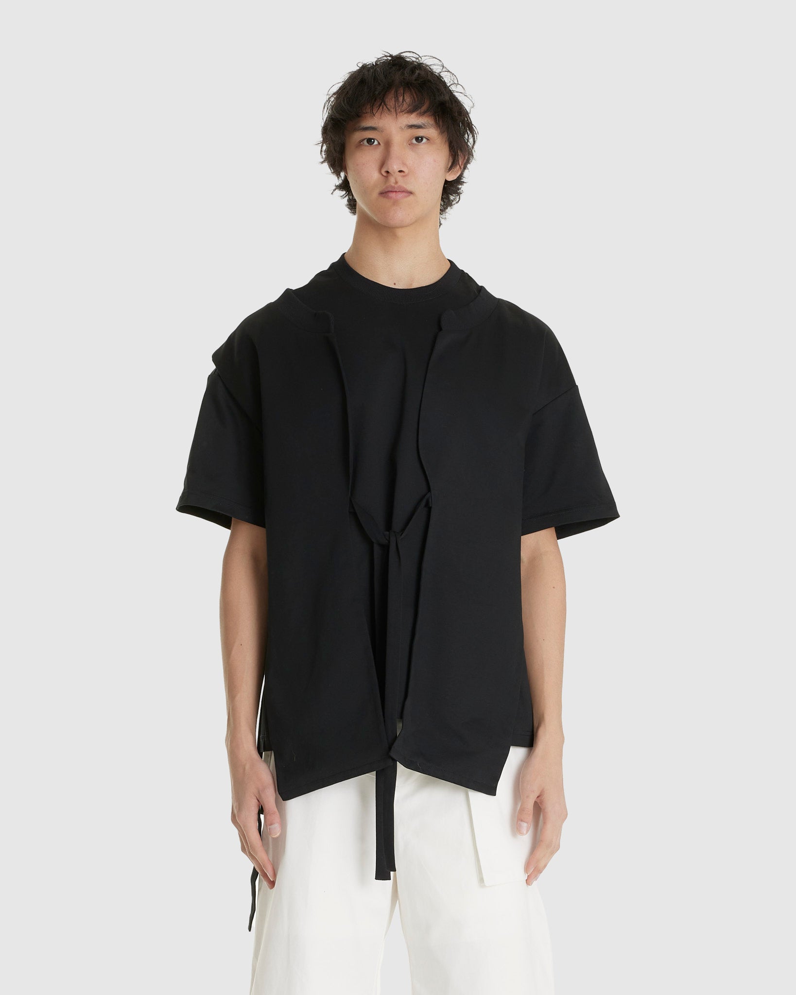 Layered T-Shirt Black