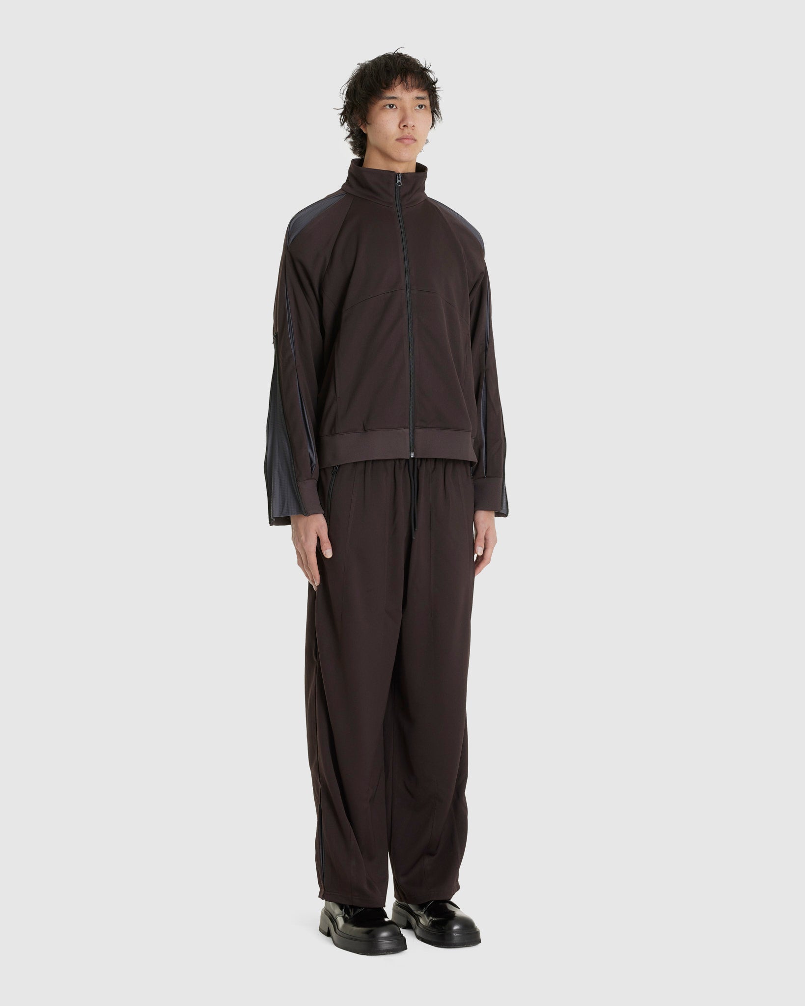 FFFPOSTALSERVICE Enigma Tracksuit Brown – Chinatown Country Club