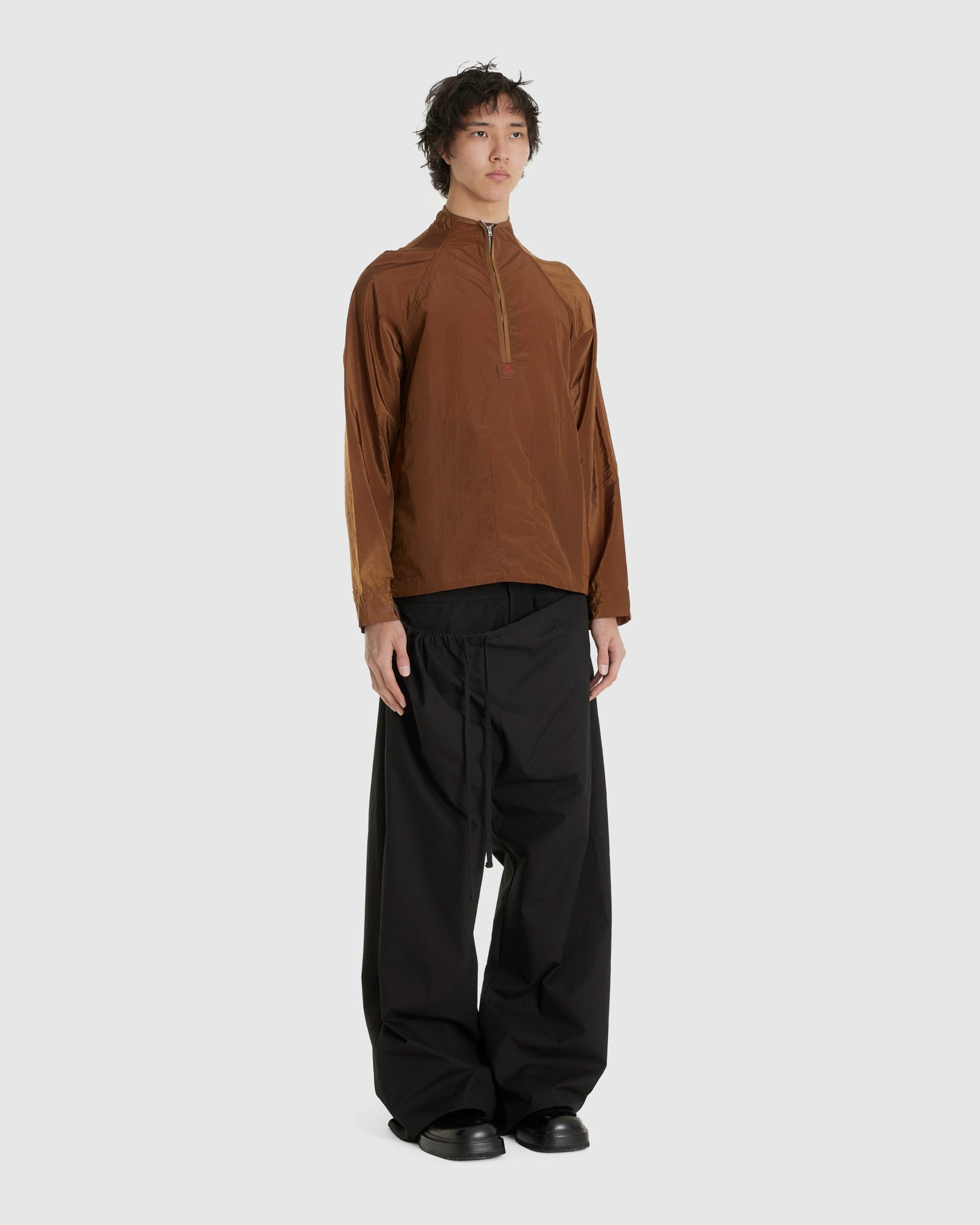 Ganga Shiny Nylon Track Top