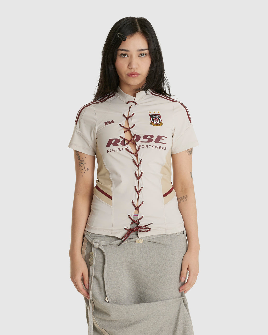 Lace Up Football Top