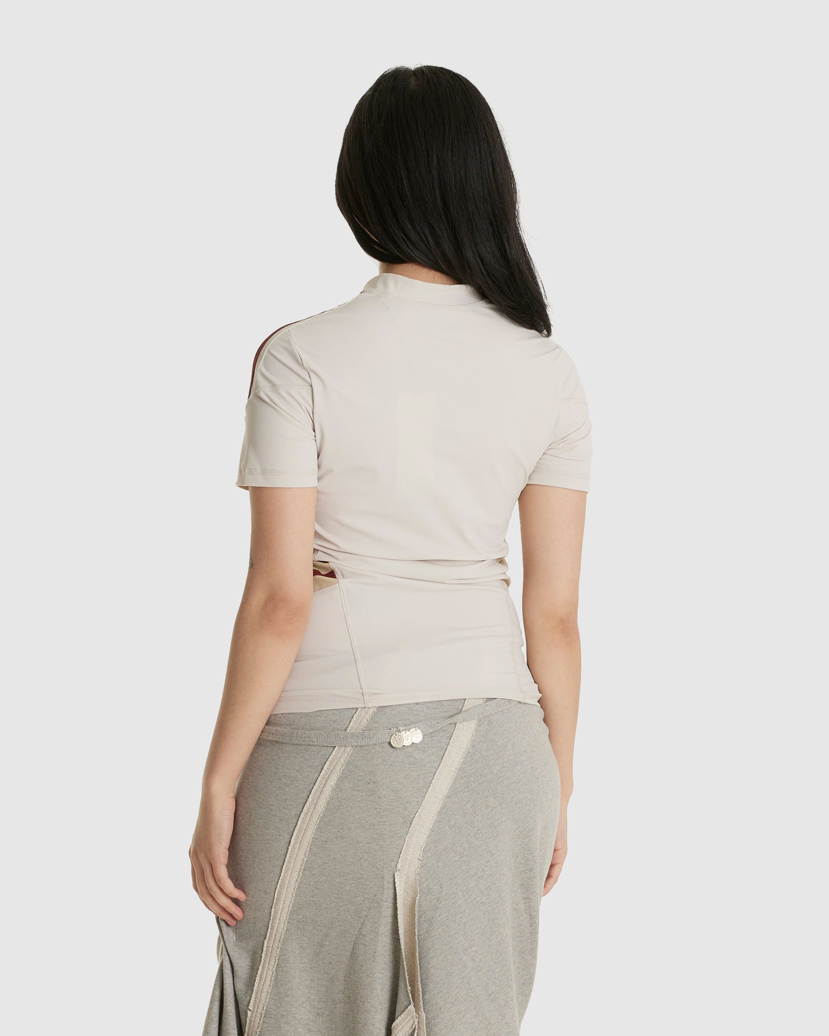 Lace Up Football Top