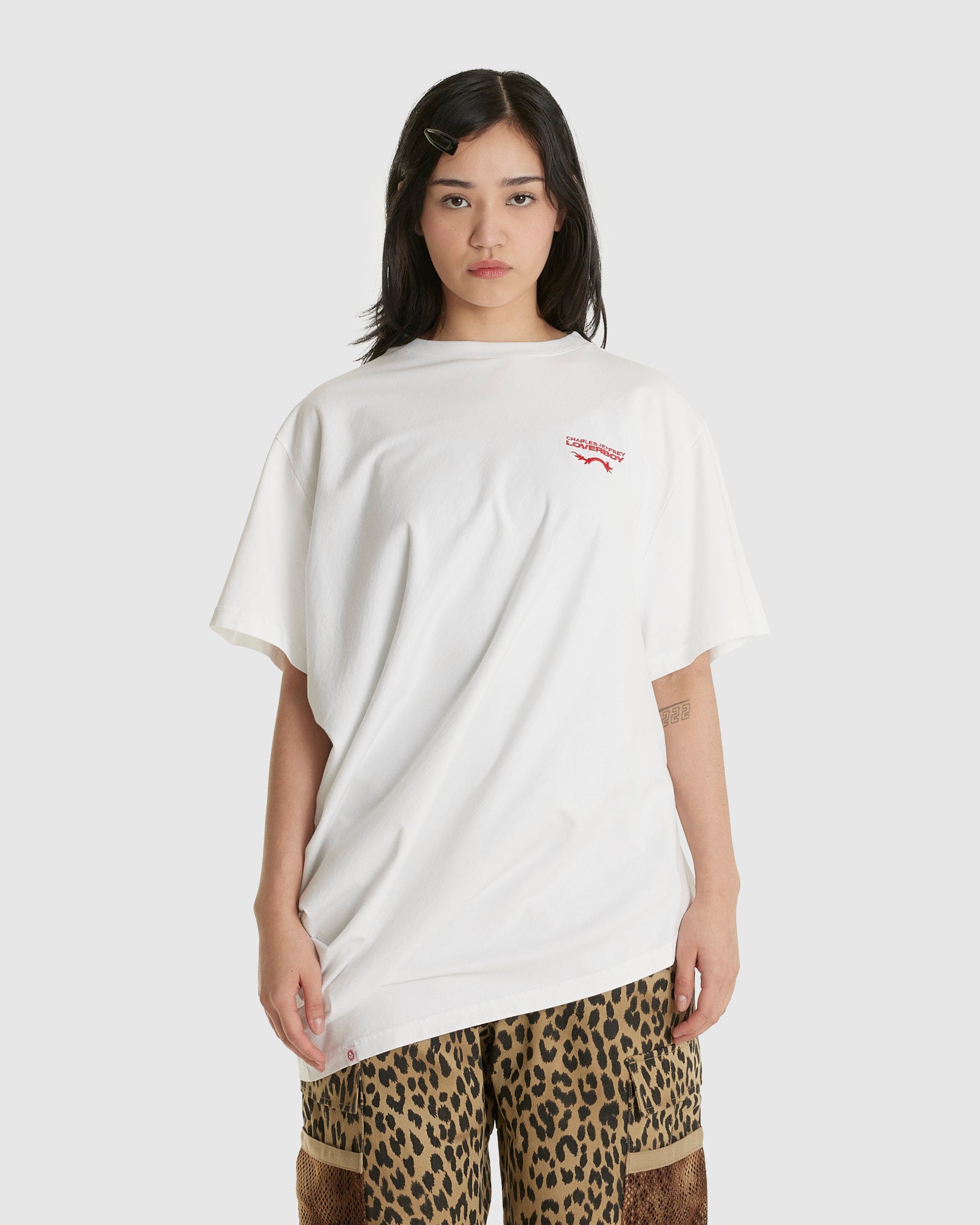 Topsy Turvy Tee White (W)