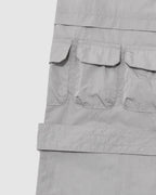 Military Long Skirt Silver