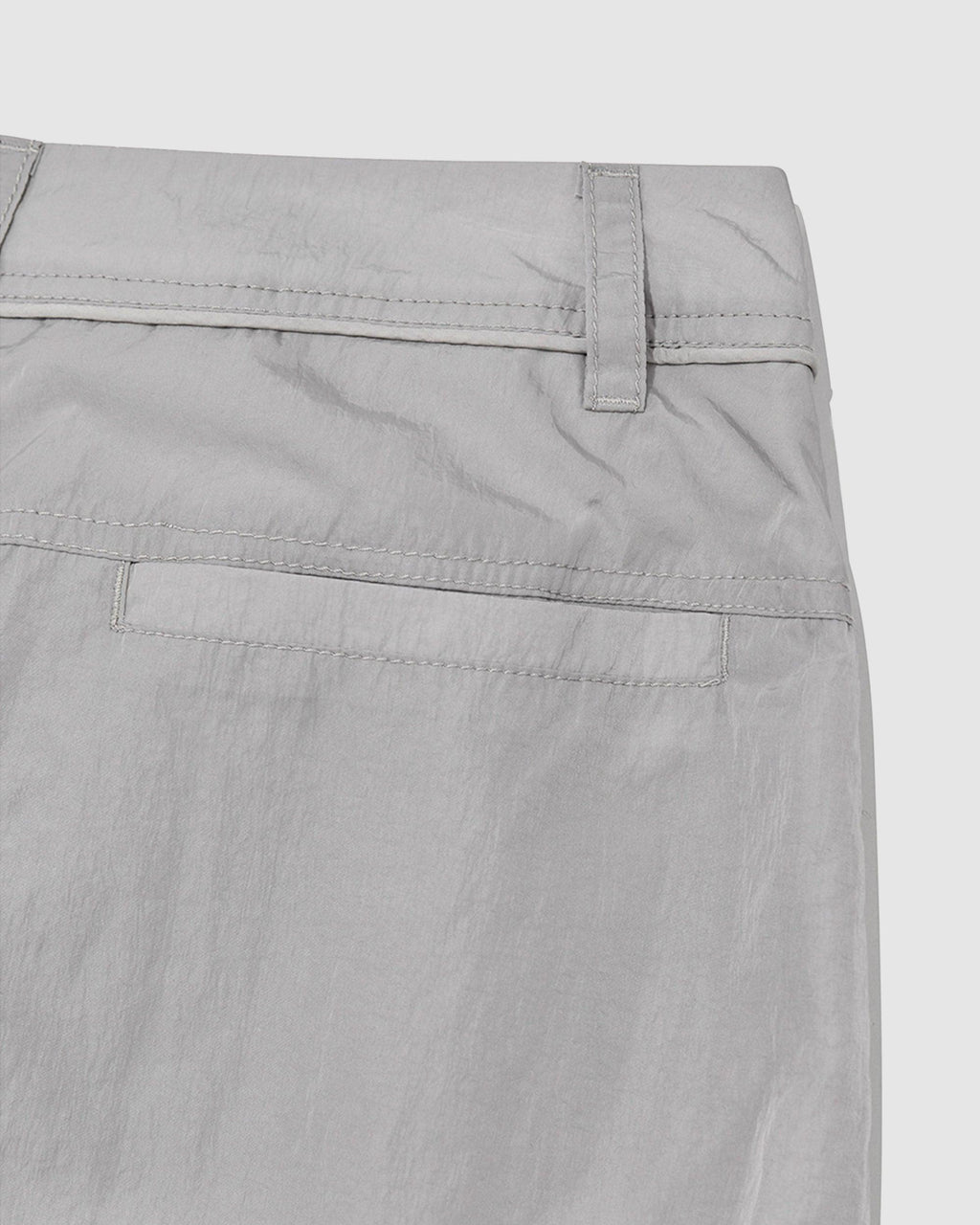 Military Long Skirt Silver