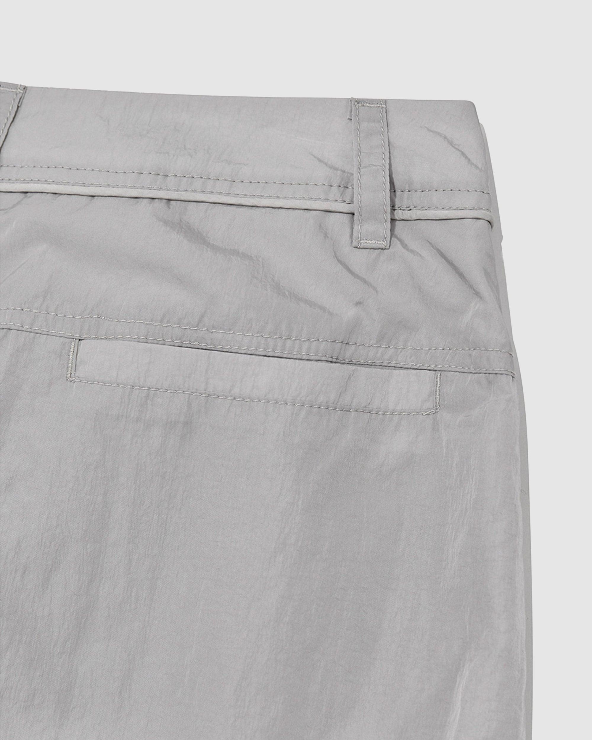 Military Long Skirt Silver