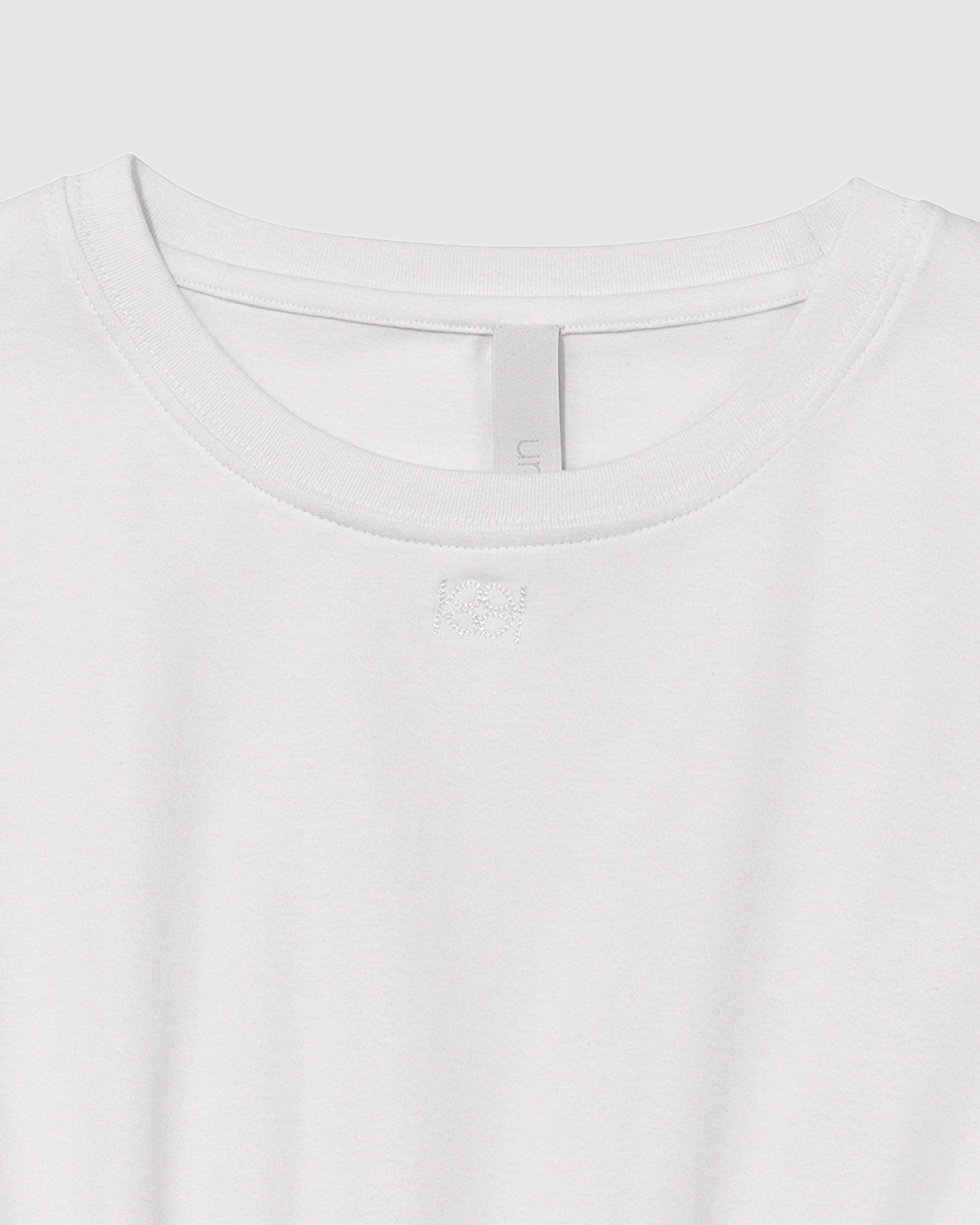 Smocked T-Shirt Off White