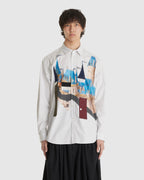 Appliqué-Detail White Shirt