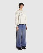 Asymmetric Oatmeal Sweat Shirt