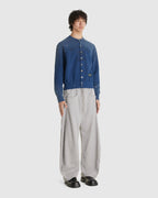 3D Cutting Grey Sweat Pants