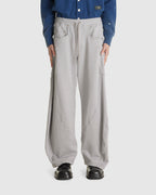 3D Cutting Grey Sweat Pants
