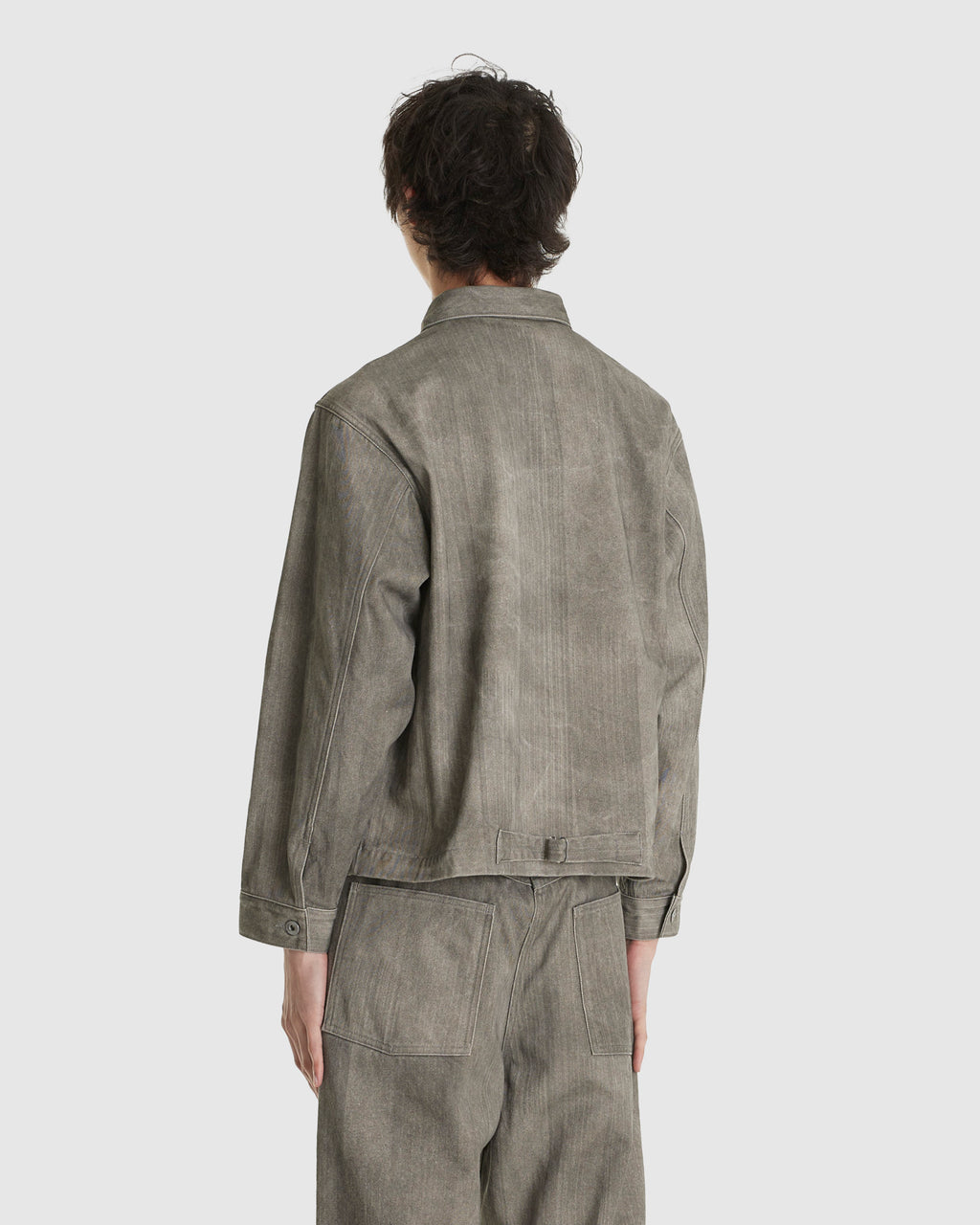 LOT.303 Coverall Jacket Hand Drawn Sumi