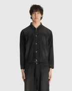 LOT.309 Buckle-Backed Jacket Damaged Sumi Dyed Black