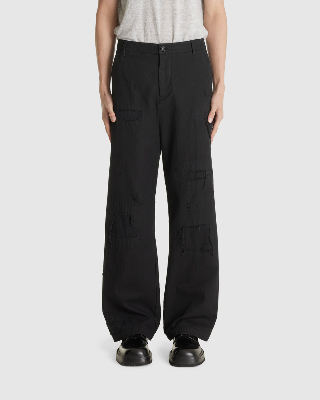 Distressed Work Pants